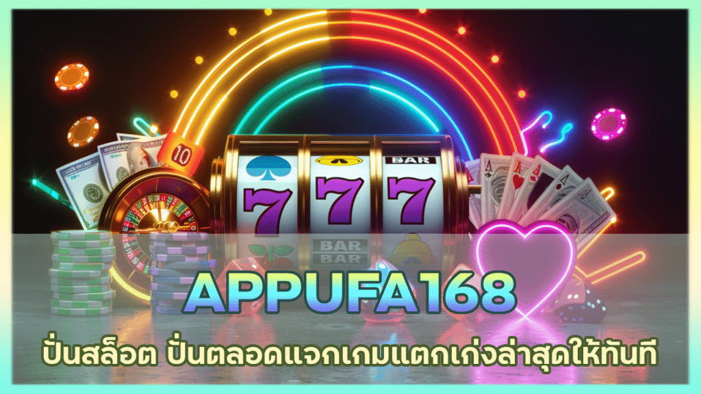 APPUFA168 ยูสใหม่ ปั่นสล็อต